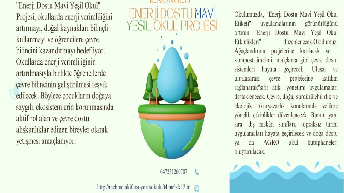 Enerji Dostu Mavi Yeşil Okul Projesi 